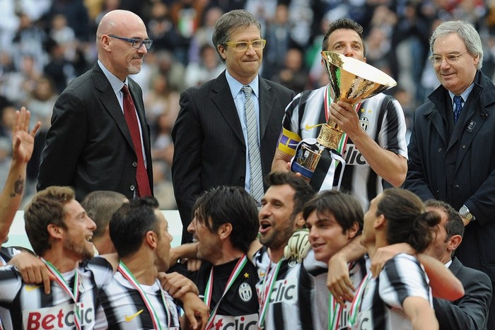 Đội trưởng Del Piero tận hưởng lại cảm giác đã phải chờ đợi suốt 9 năm qua.